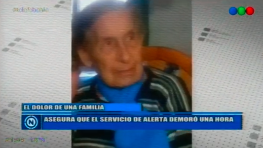 Denuncian que un servicio de emergencias "dejó morir" a una abuela