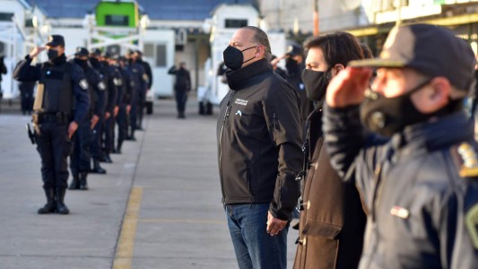 Protesta policial: muchos estaban "drogados y alcoholizados", denunció Berni