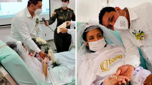 Video: la chica que cumplió el sueño de casarse en el hospital antes de morir de cáncer