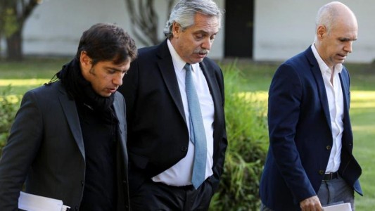 Alberto se reúne con Kicillof y Larreta: definen cómo sigue la cuarentena