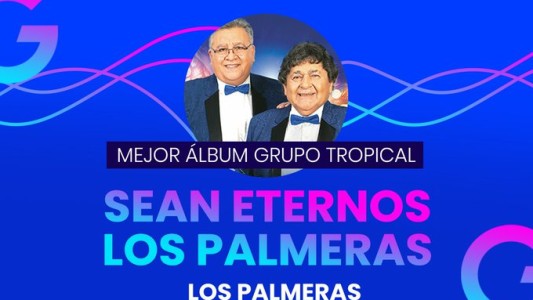 Premios Gardel 2020: Los Palmeras ganaron como Mejor Álbum Grupo Tropical