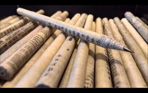 Lápices sustentables: un mendocino creó pinturitas con material reciclado que llegan a todo el país