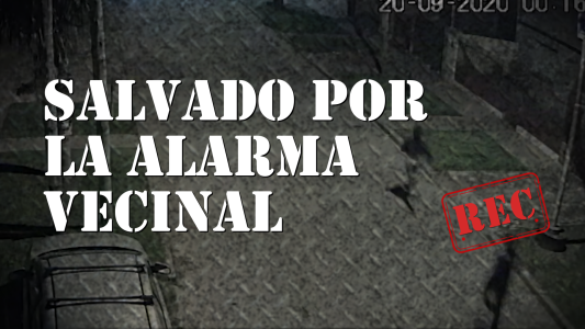 Un robo arruinado por la alarma vecinal - #REC