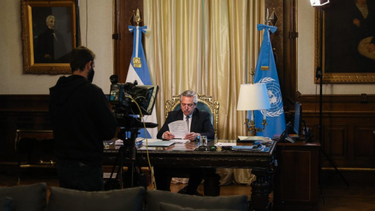 Alberto Fernández, en la ONU: "De la pandemia nadie se salva solo"