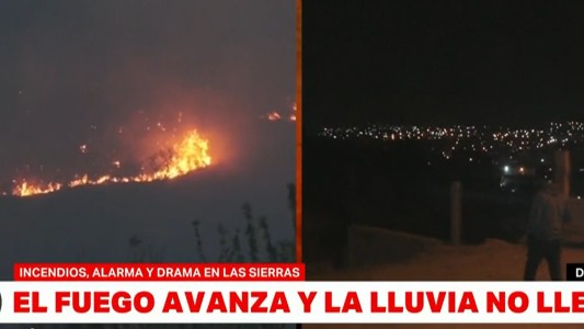 "Se nos vino el fuego encima de las casas", contaron vecinos de Villa Giardino