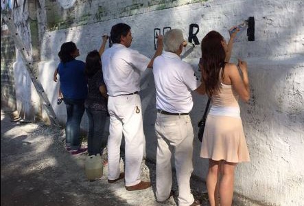 Primer mural por las víctimas del terrorismo de Argentina