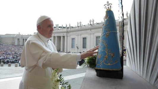 El Papa Francisco envió un mensaje esperanzador a los peregrinos “virtuales” a Luján