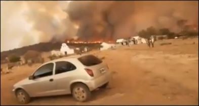 "¡Señor, detén este monstruo!", el desgarrador pedido en medio de los incendios