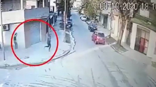 Video: así huyeron los ladrones que intentaron asaltar al panadero
