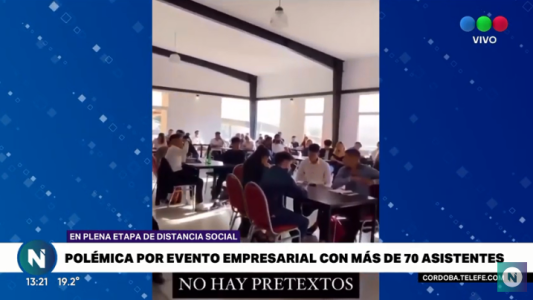 Córdoba: polémica por un evento empresarial con más de 70 personas