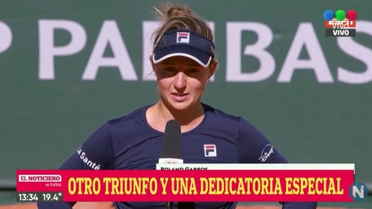Histórico: la "Peque" Podoroska es semifinalista en Roland Garros