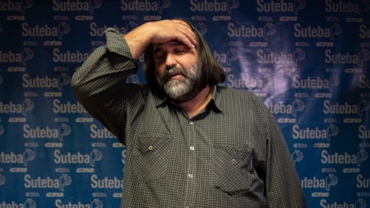 Baradel, en contra de la vuelta de las clases presenciales: "Es marketing político"
