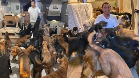 La historia del hombre que se llevó 300 animales a su casa para salvarlos del huracán Delta