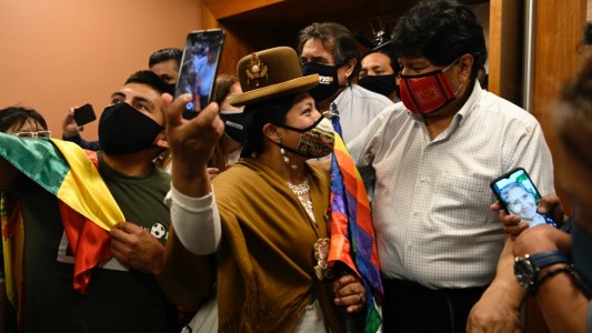 "Vamos a levantar a Bolivia": Evo Morales celebró el triunfo electoral