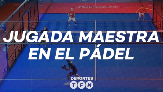 Jugada maestra en el pádel: "¡Es de dibujos animados!"