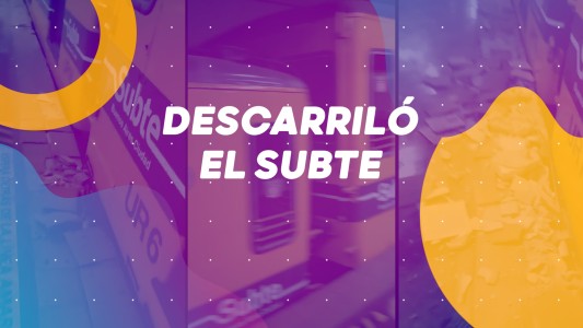 Descarriló la línea de subte E, el conductor y un guarda sufrieron golpes - #BuenFlash