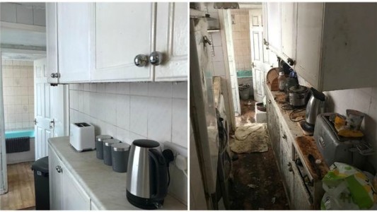 Fotos: así quedó la casa que estuvo 12 años sin que nadie la limpiara
