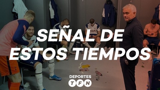 Mourinho mostró la intimidad del vestuario del Tottenham: "Signos de los tiempos"