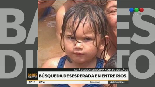 Buscan a una nena que se perdió en un camping de Entre Ríos