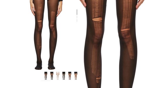 Alta moda: medias rotas por 190 dólares