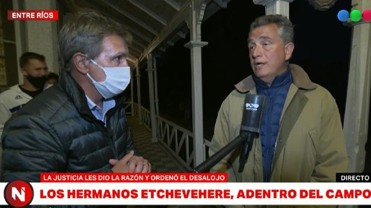 Luis Etchevehere: "esto fue una gran presión de Alberto Fernádez para naturalizar la toma de tierras"