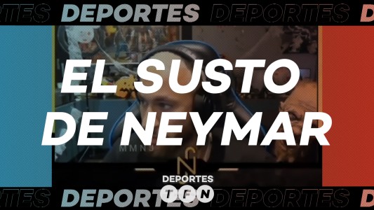 El susto de Neymar en stream