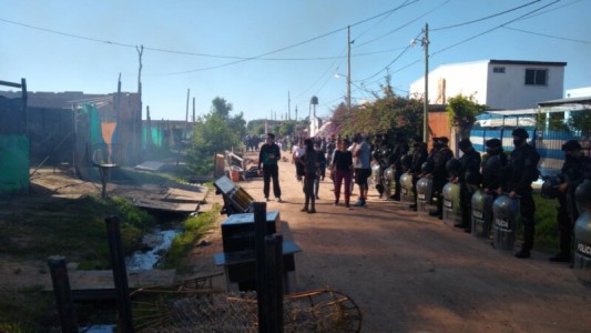 Desalojaron un predio ocupado por 60 familias en Escobar