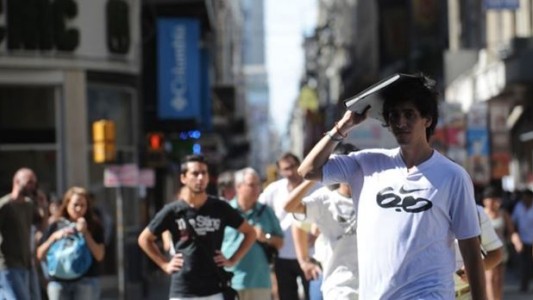 Alerta amarilla por el calor en la Ciudad