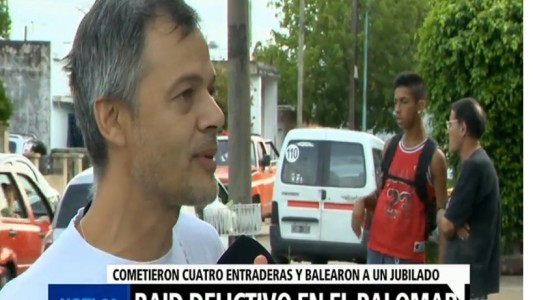 Violento asalto en El Palomar: un jubilado herido