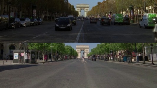 Las dos cuarentenas de París