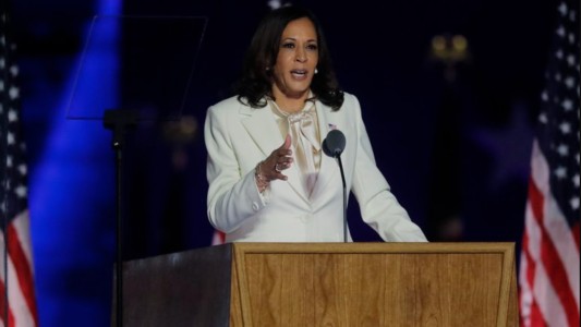Kamala Harris, la vicepresidente electa de EE.UU.: "Seré la primera mujer pero no la última"