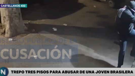 Difunden video para intentar atrapar al violador de una joven brasileña en Rosario: la ató y torturó con un cuchillo