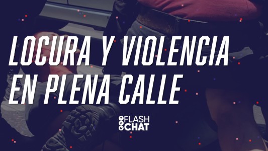 Locura y violencia durante un operativo para desalojar a manteros en Flores #FlashChat
