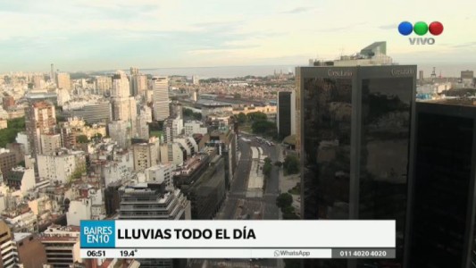 Habrá lluvias aisladas a lo largo del día y máxima de 28 grados