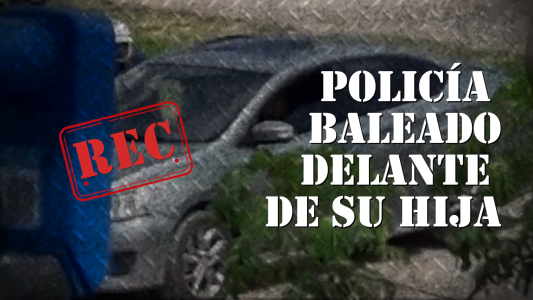 Policía baleado delante de su hija #REC
