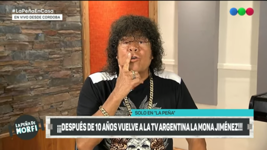La Mona Jiménez eligió Telefe para su reaparición en la tele