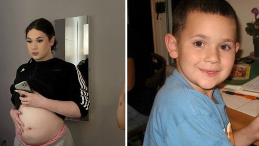 Es trans, fue criado como un nene y quedó embarazada tras descubrir que tenía órganos reproductores femeninos