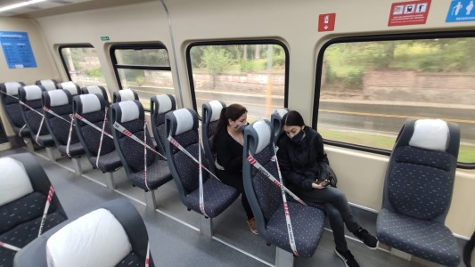 Volvió el Tren de la Sierras en Córdoba, sólo habilitado para trabajadores esenciales
