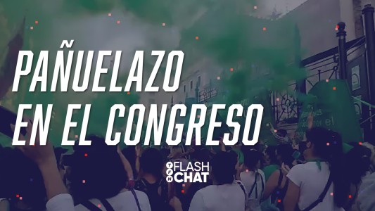 Pañuelazo en el Congreso a favor del aborto legal #FlashChat