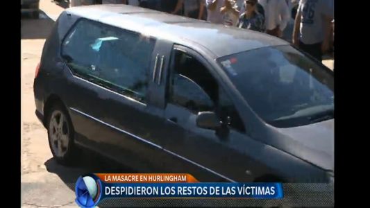 Despidieron los restos de las víctimas de la masacre de Hurlingham