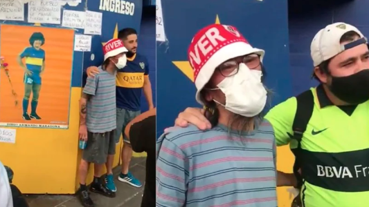 Solo Maradona pudo lograrlo: el hincha de River que lloró la muerte de Diego en La Bombonera