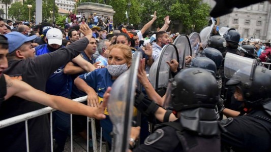 Muerte de Maradona: nueve detenidos en el operativo de seguridad en Casa Rosada
