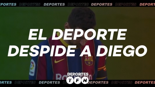 El deporte despidió a Diego Maradona