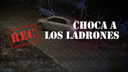 Chocó a los motochorros y escapó #REC