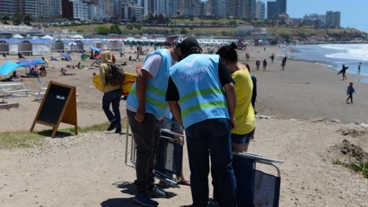 Así fue el operativo de control en playas de Mar del Plata