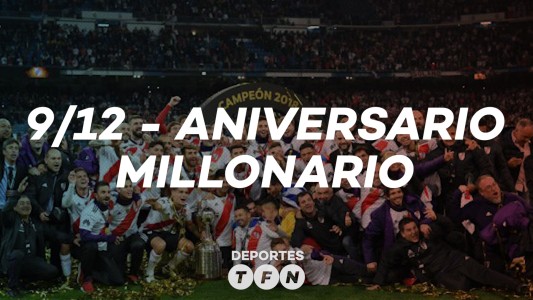 River celebró el aniversario de la Copa Libertadores que le ganó a Boca en Madrid