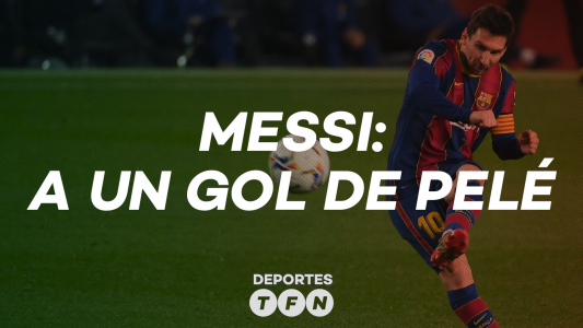 Lionel Messi a un paso del récord de Pelé