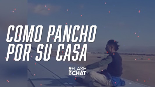 Se subió al ala de un avión a punto de despegar y terminó estrellado #FlashChat