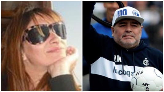 Rompió el silencio Laura Cibilla, la mesera que fue novia de Maradona