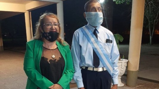 Abanderado a los 70 años: la historia de "Don Gonza"